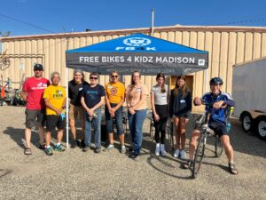 group of volunteers smiling