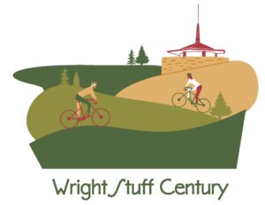 Wright Stuff Century ride logo