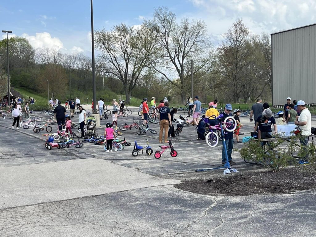 2024 bike giveaway parking lot