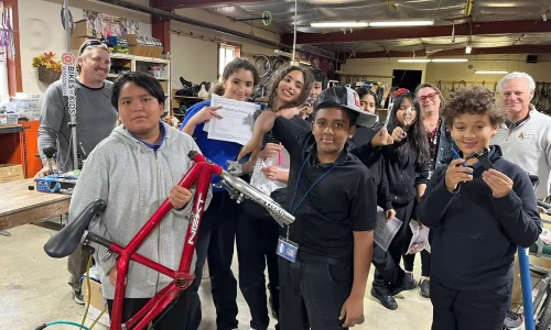 Bike mechanics graduation
